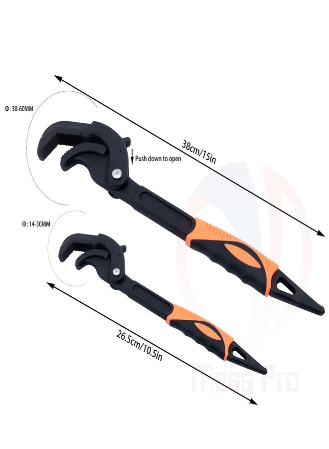Mass Pro 1 Set Multi-function Magic Wrench Universal Adjustable Wrenches Single Sided Pipe Wrench - Image 3